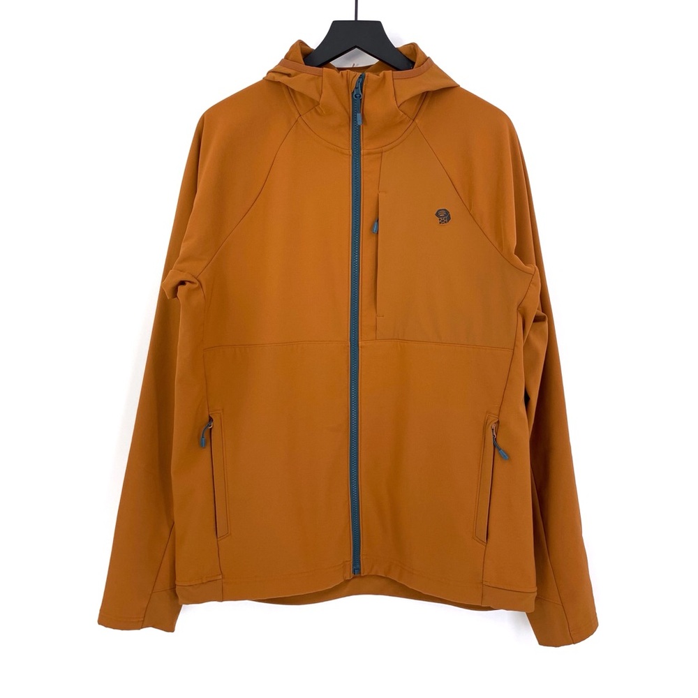 MOUNTAIN HARDWEAR Keele Technical Hoodie Jacket Orange L
